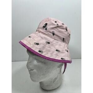 The North Face Baby Toddler Bucket Hat Sun Hat Girl's Size 6-24 M Pink Peach